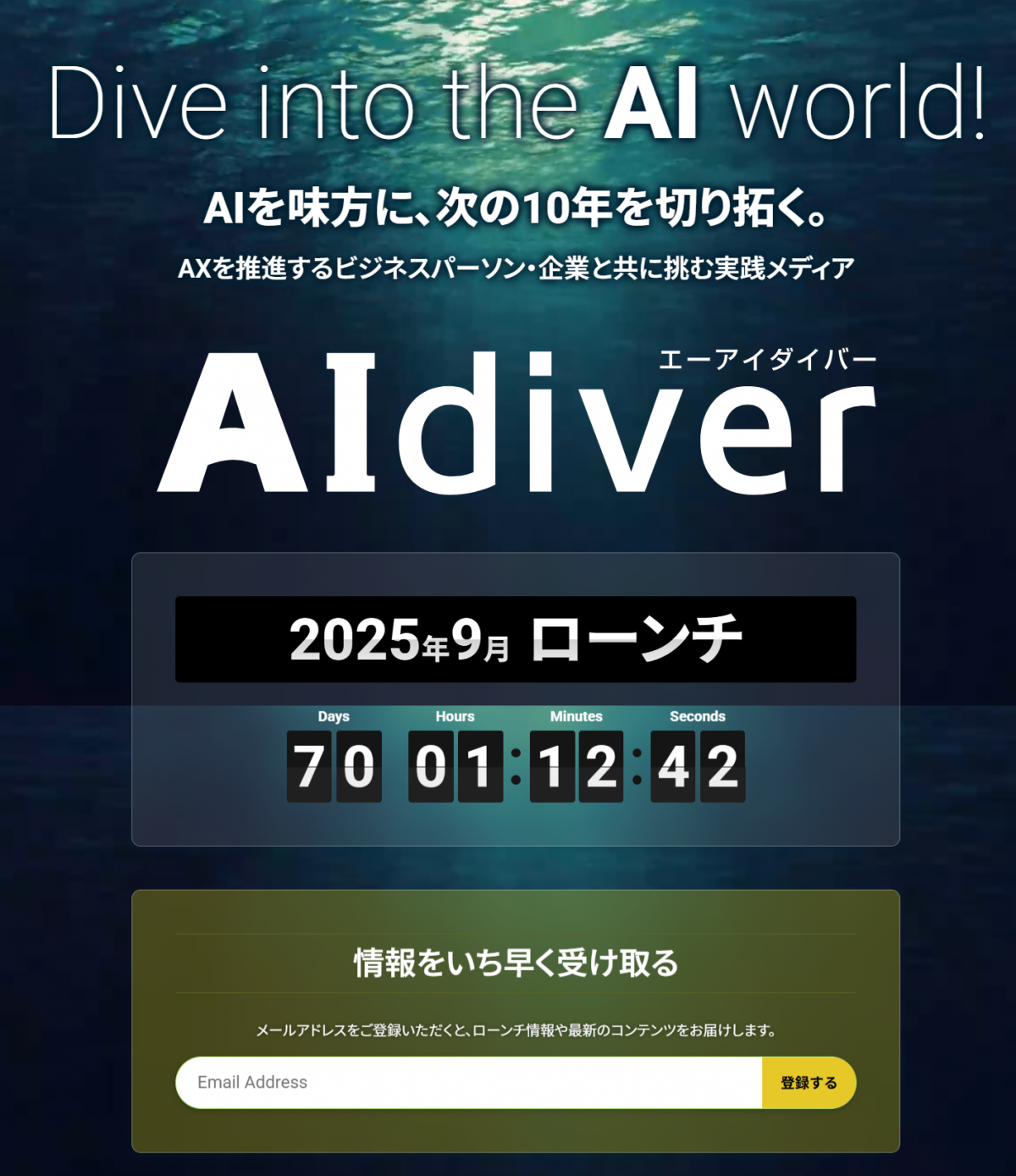 ティザーサイト