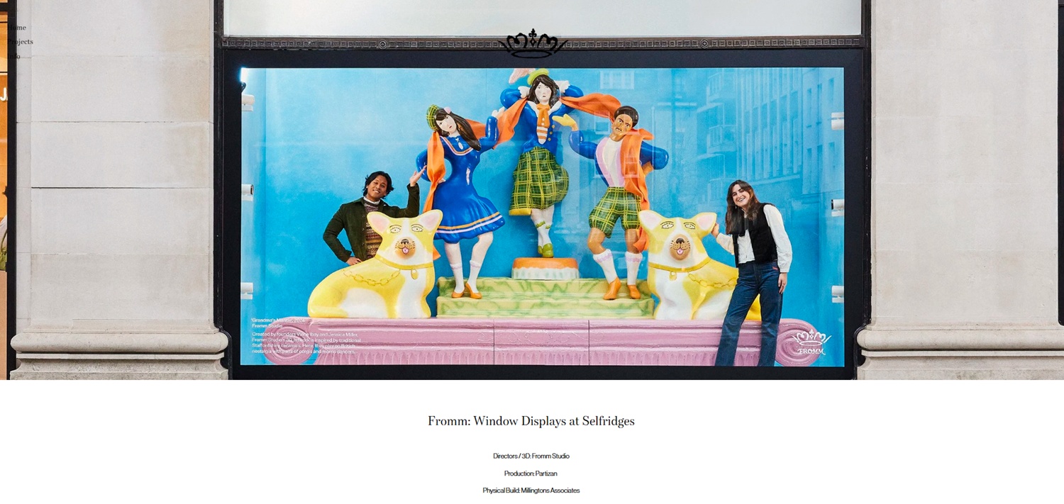 出典：Fromm「Window Displays at Selfridges」